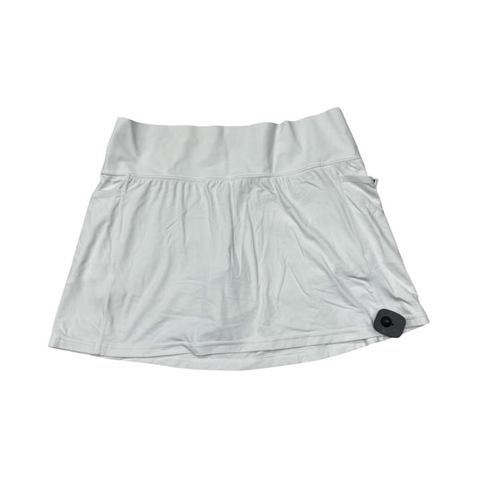 Athletic Skort By Athleta In White, Size:Xl