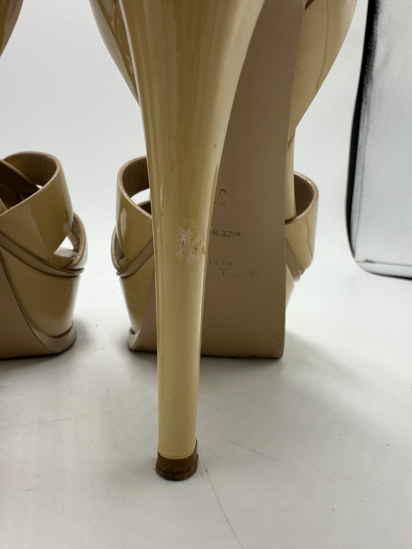 Yves Saint Laurent YSL Tribute Platform Sandals, Size: 7