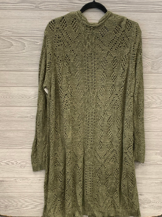 Sweater Cardigan By Knox Rose In Green, Size: Xxl