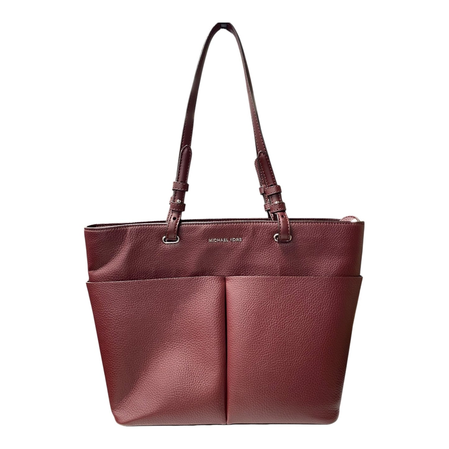 Handbag Designer By Michael Kors In Maroon, Size:Medium