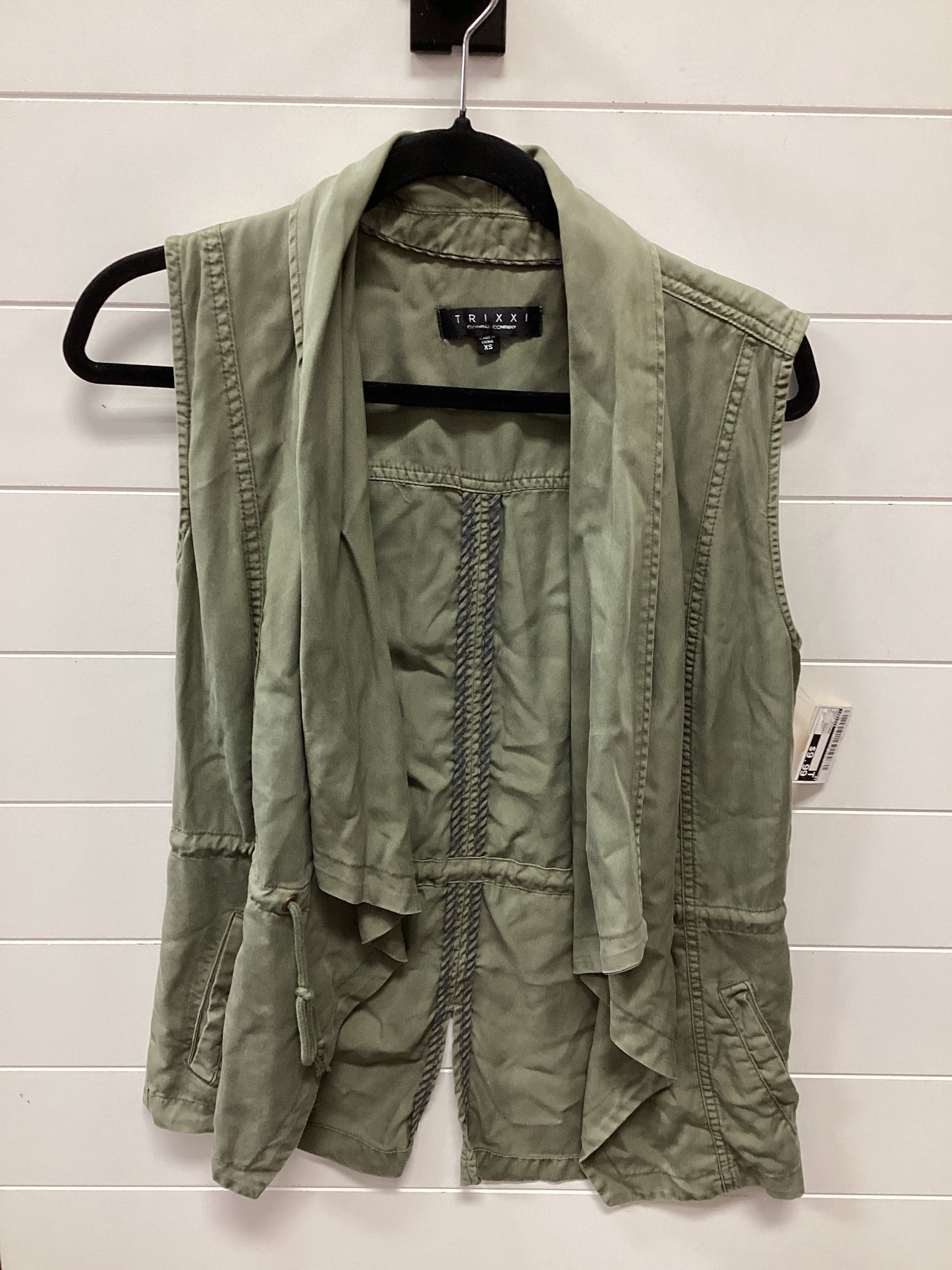 Vest Other By Trixxi In Green, Size:Xs