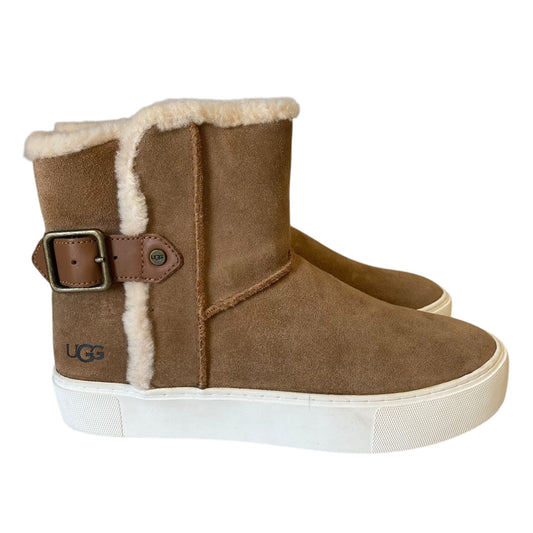 Boots Designer By Ugg In Brown, Size:8