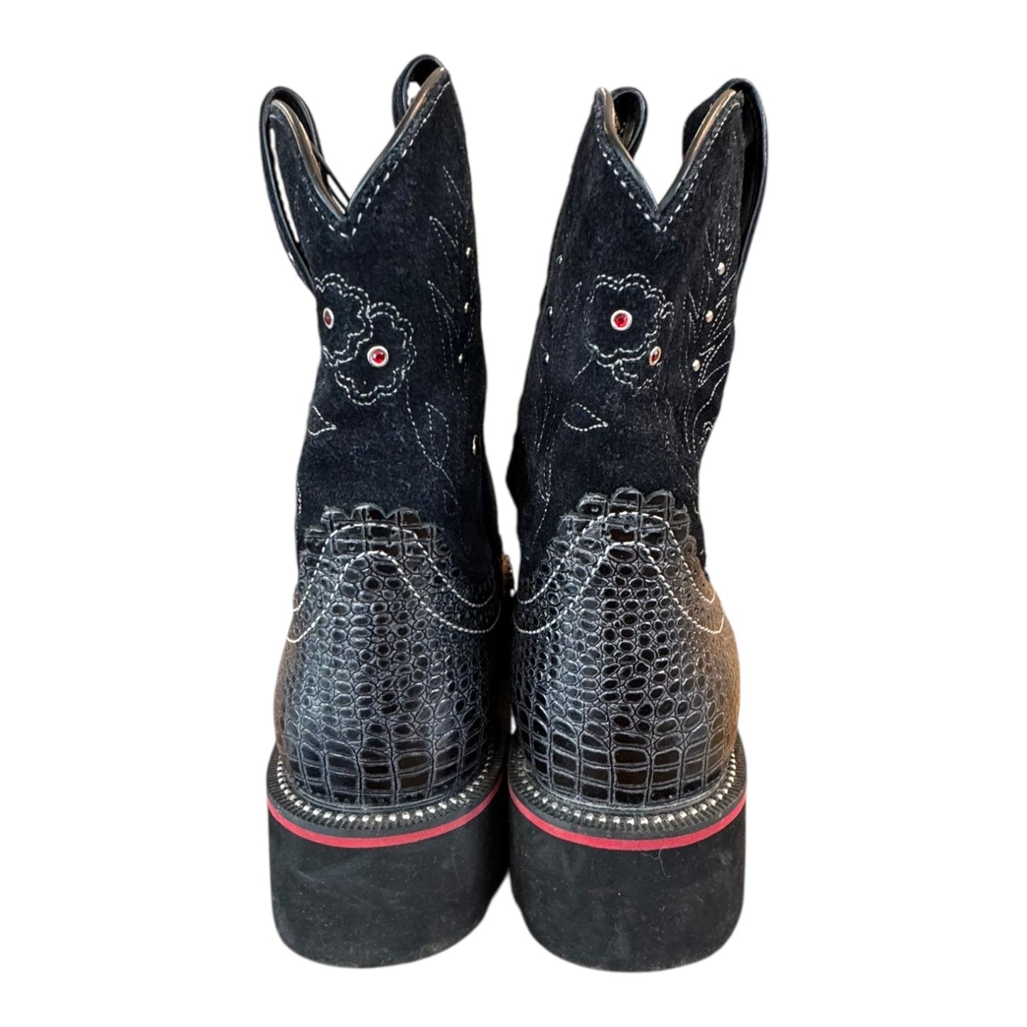 Boots Ankle Flats By Ariat In Black, Size:10