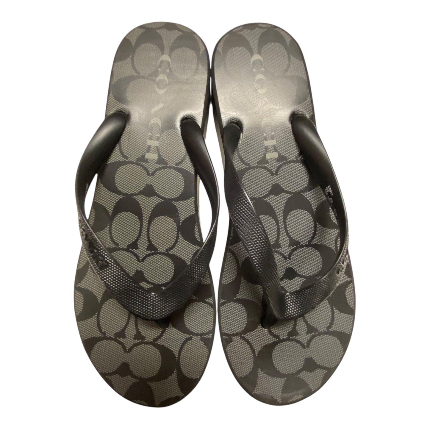 Sandals Designer By Coach In Black, Size:10