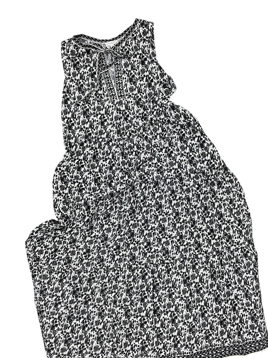 Dress Casual Maxi By Max Studio In Black & Cream, Size:M