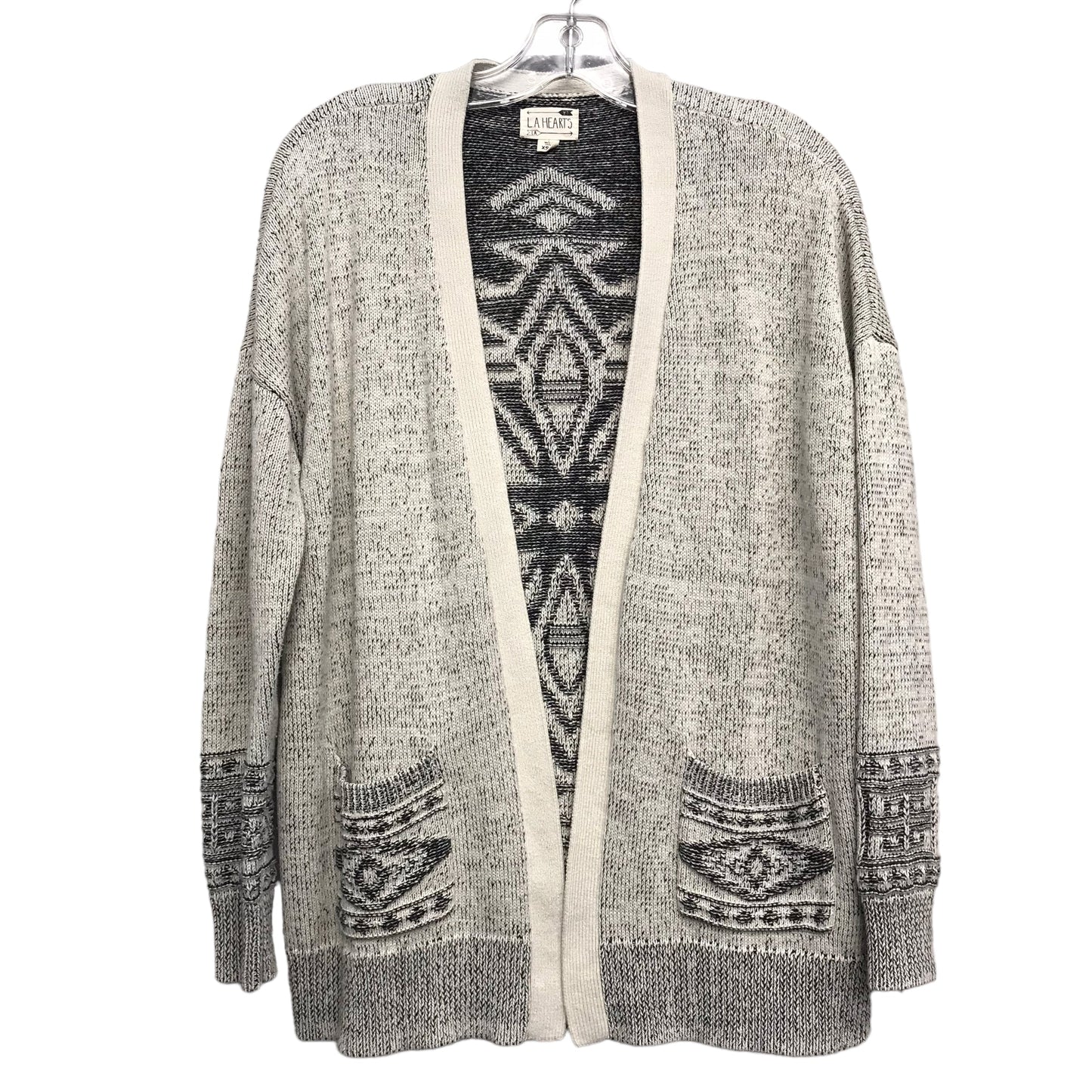 GREY SWEATER CARDIGAN by LA HEARTS Size:XS