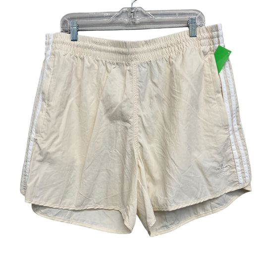Athletic Shorts By Adidas In Cream, Size:Xl