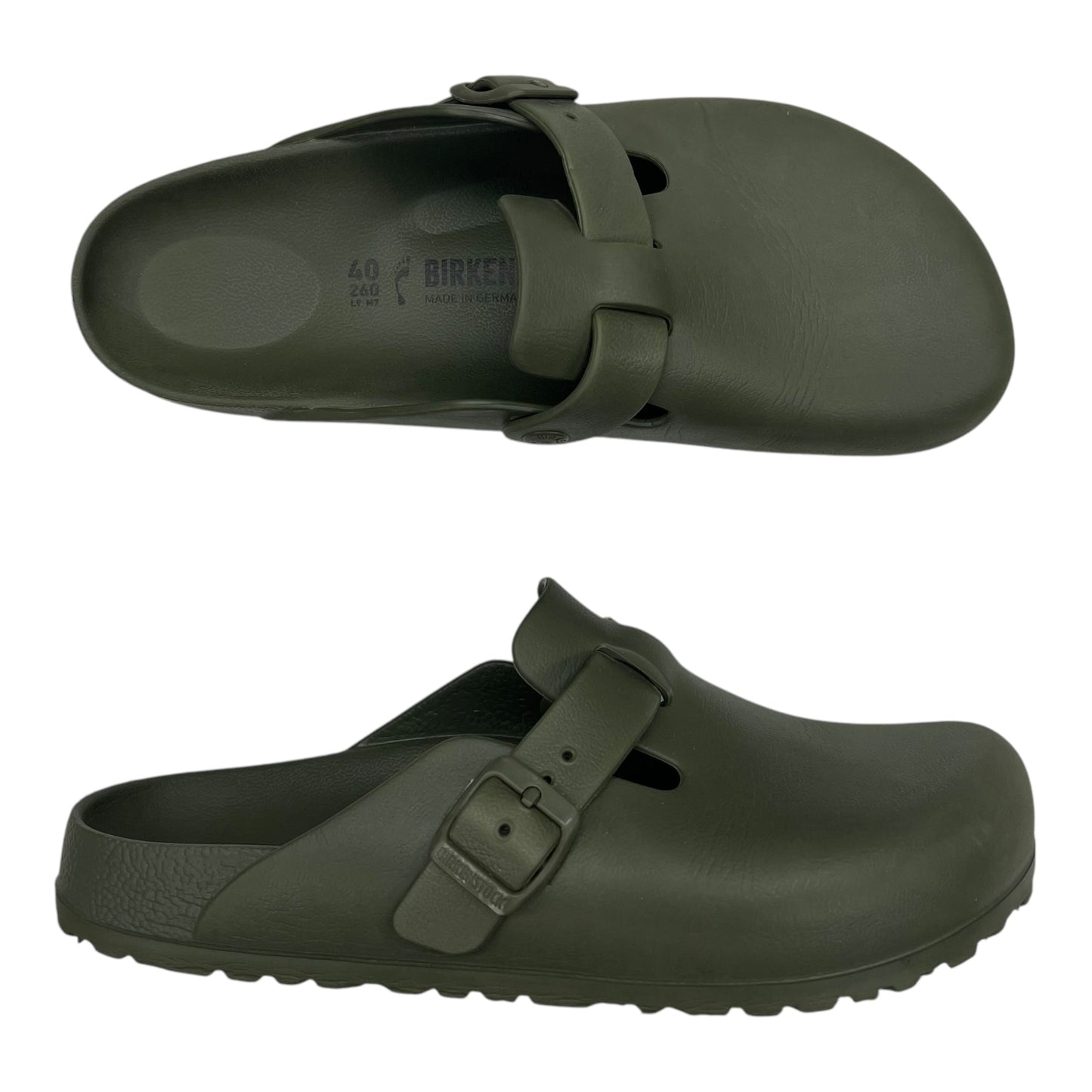 Shoes Flats By Birkenstock In Green, Size:9