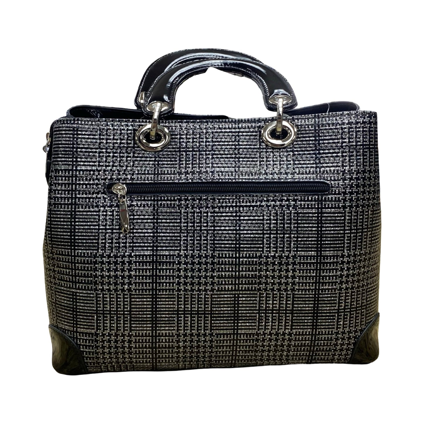 Handbag Designer By Cma In Snakeskin Print, Size:Small