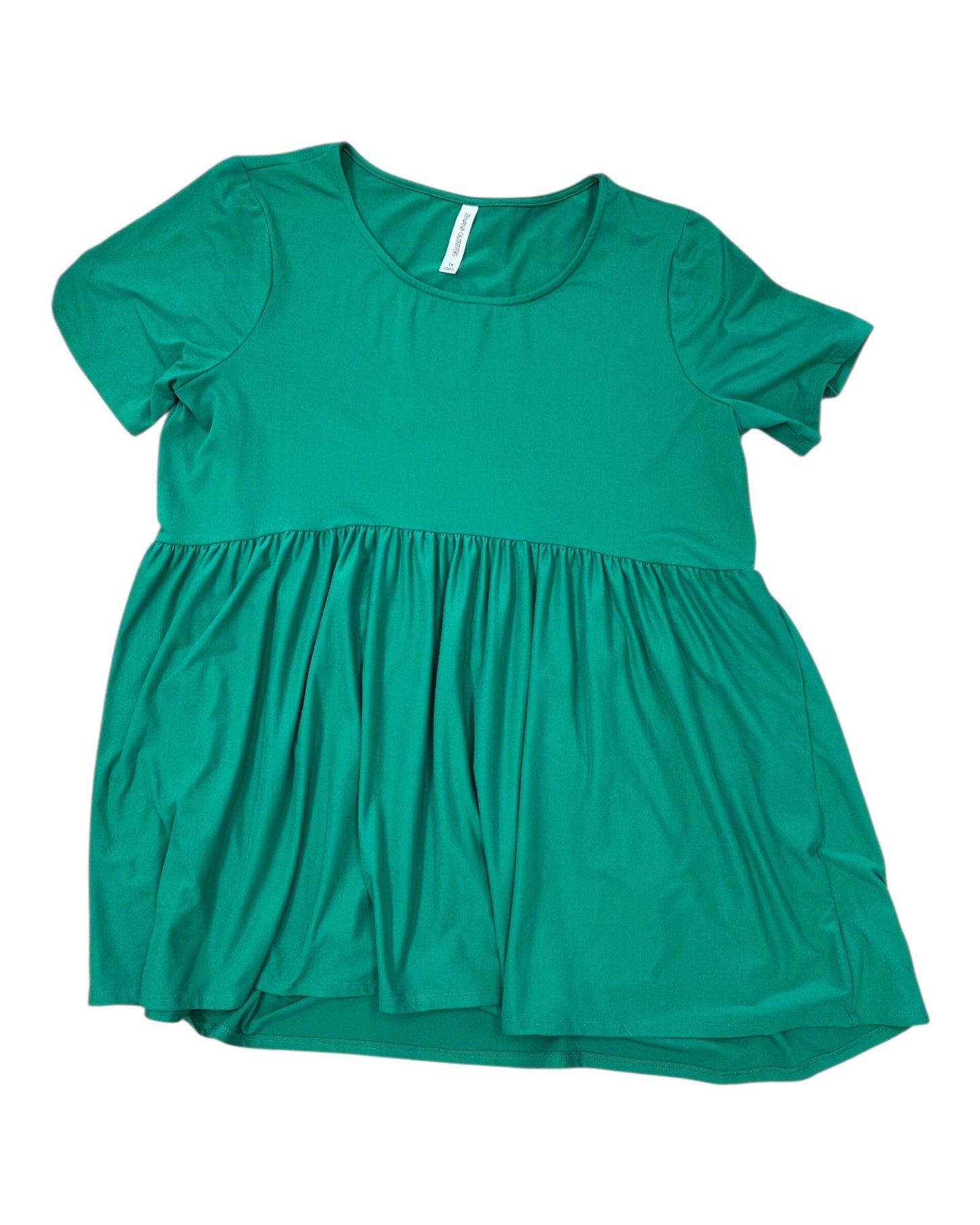 Top Ss By Zenana In Green, Size:1X