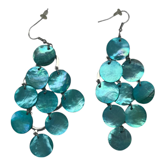 Earrings Dangle/Drop By Clothes Mentor In Blue