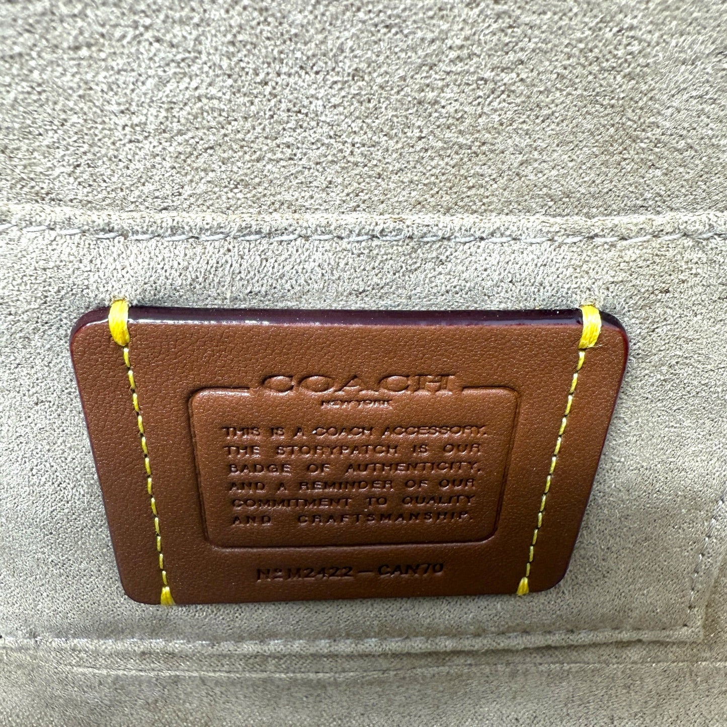 Hailey Flap Bag Designer By Coach, Size: Small