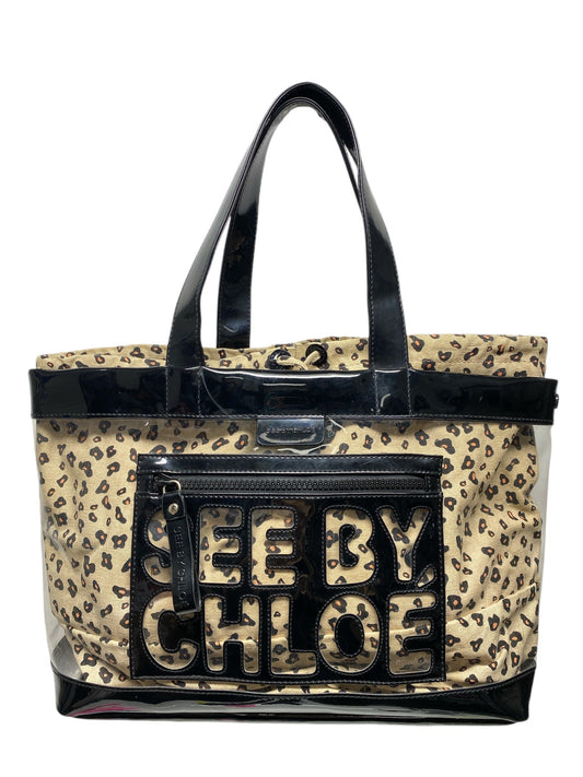 Tote Designer By See By Chloe, Size: Large