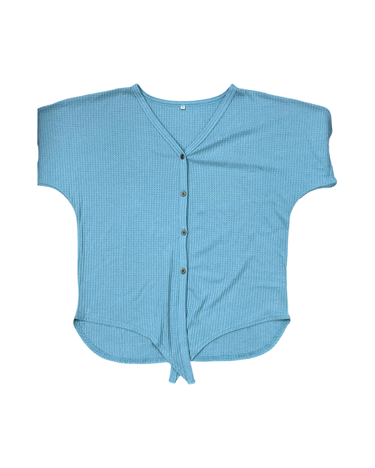 Top Ss By Clothes Mentor In Teal, Size:Xl