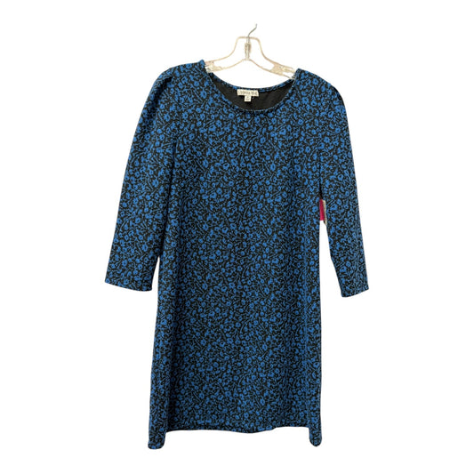 Dress casual short  By Ophelia Roe In Black & Blue, Size:M