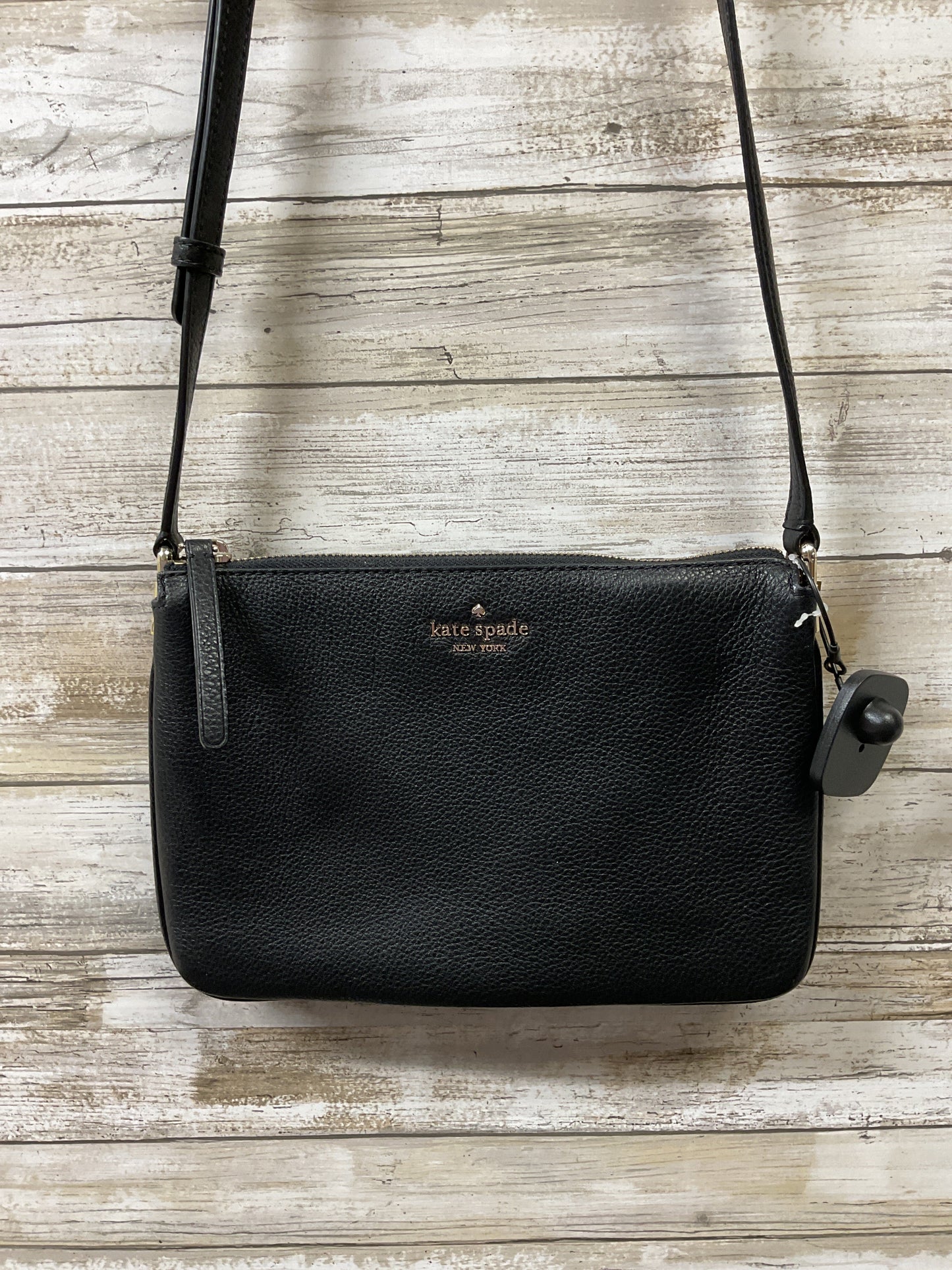 Crossbody Designer By Kate Spade In Black, Size:Small