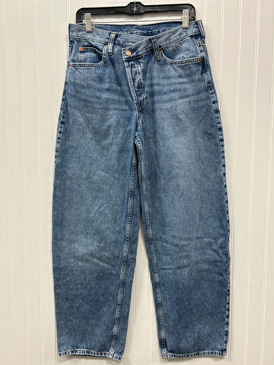 Jeans Straight By Gap In Blue Denim, Size:6