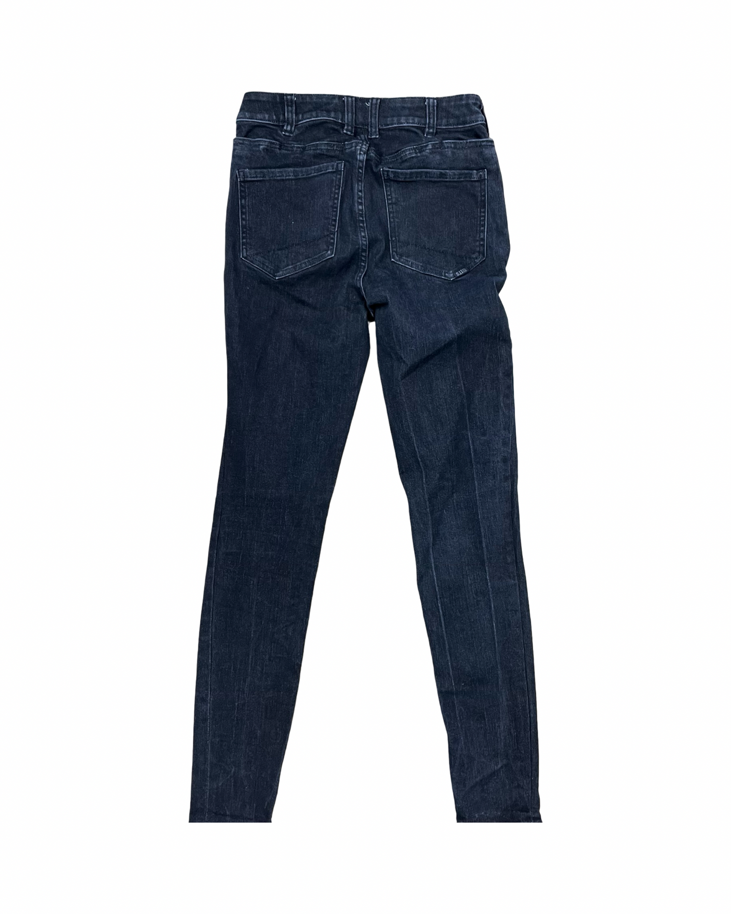 Jeans Skinny By Clothes Mentor In Black Denim, Size:8