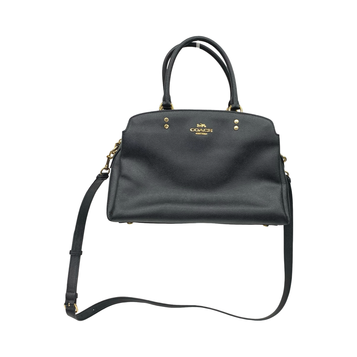 Handbag Designer By Coach In Black, Size:Medium
