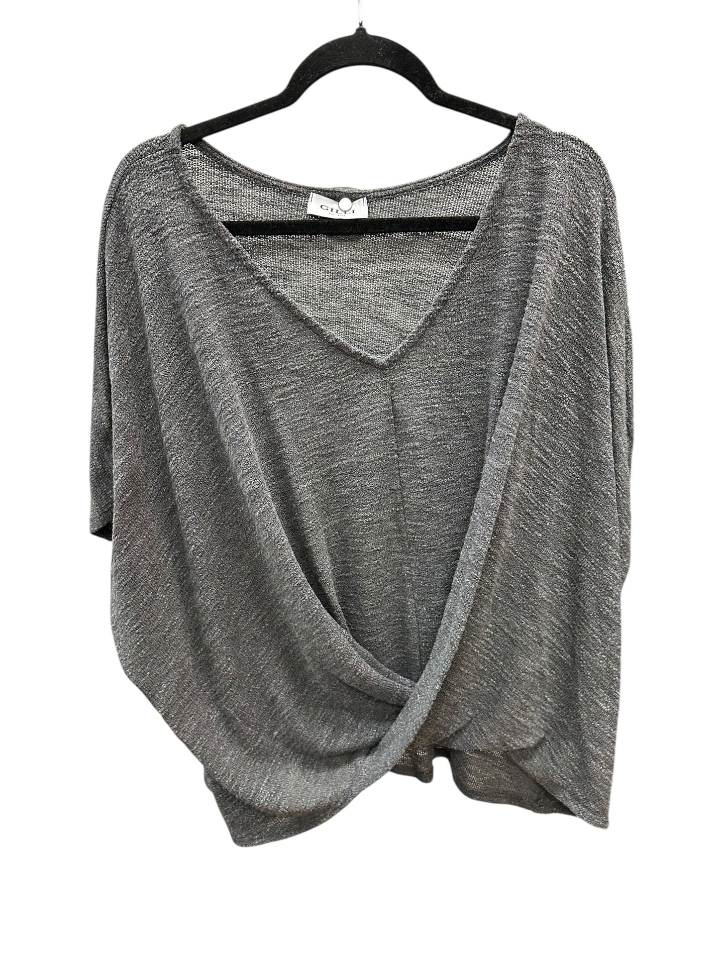 Top Ss By Gilli In Grey, Size:1X