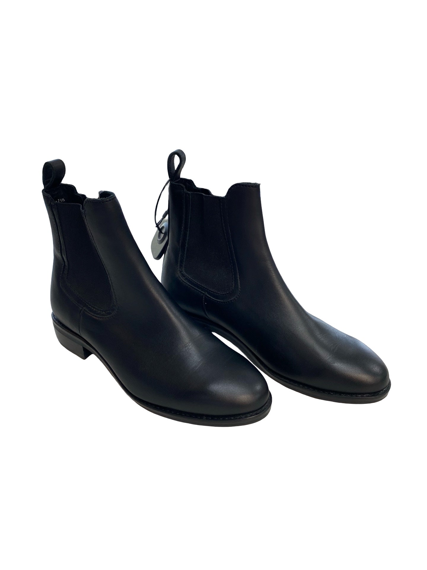 Boots Ankle Heels By Cmc In Black, Size:7
