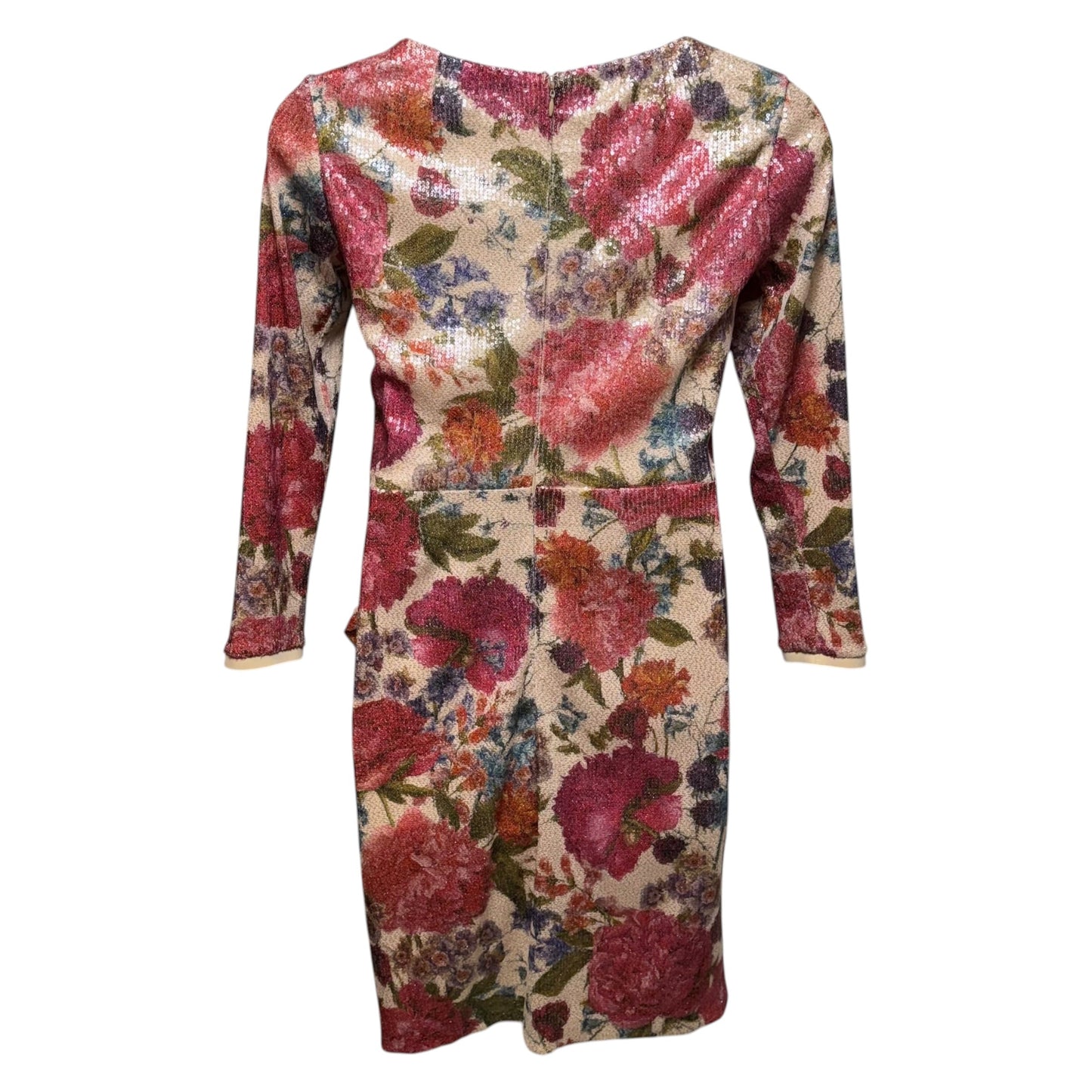 Dress Party Short By Chiara Boni In Floral Print, Size: 14 (It 50)