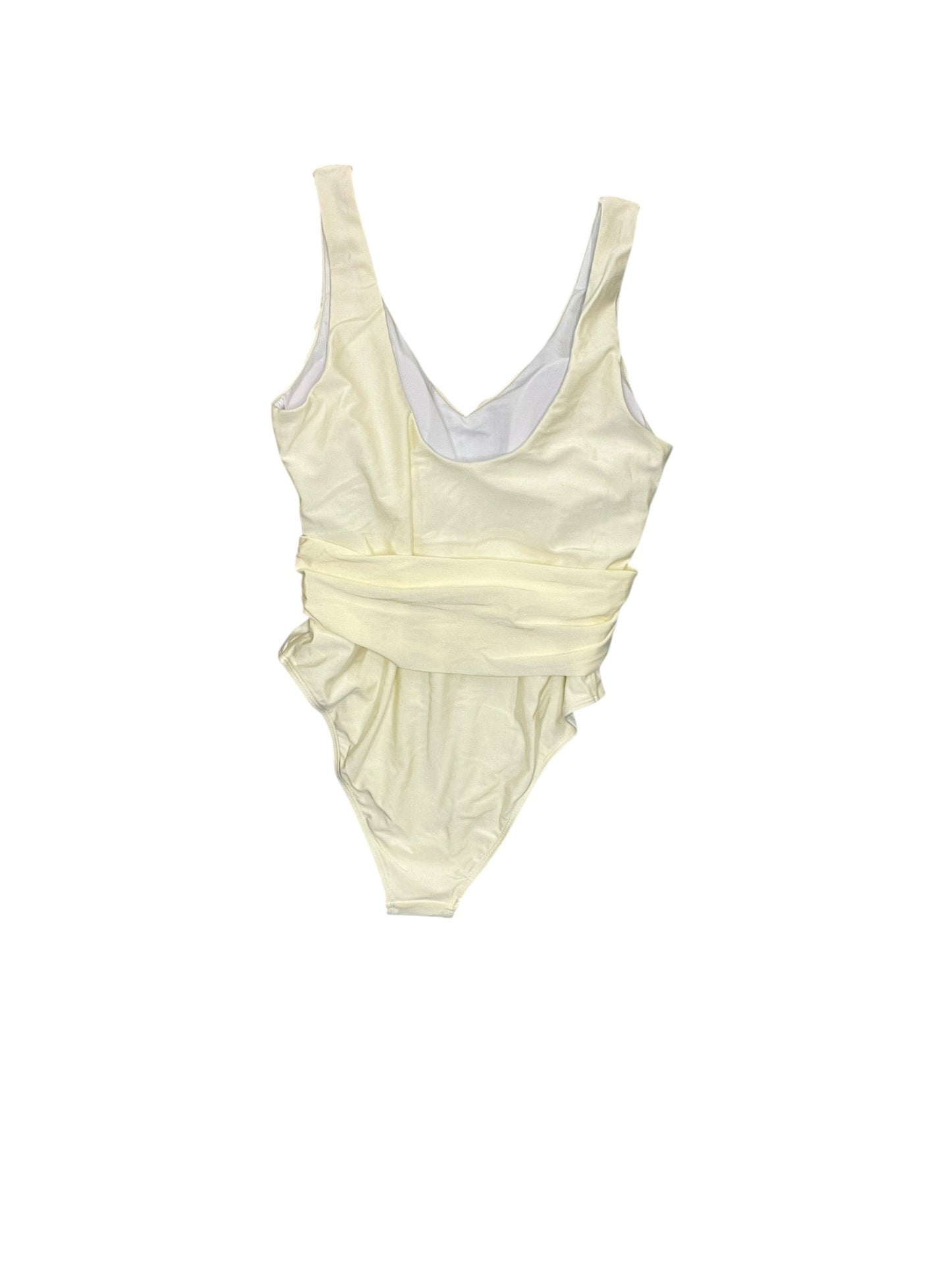 Swimsuit By Clothes Mentor In Cream, Size:L