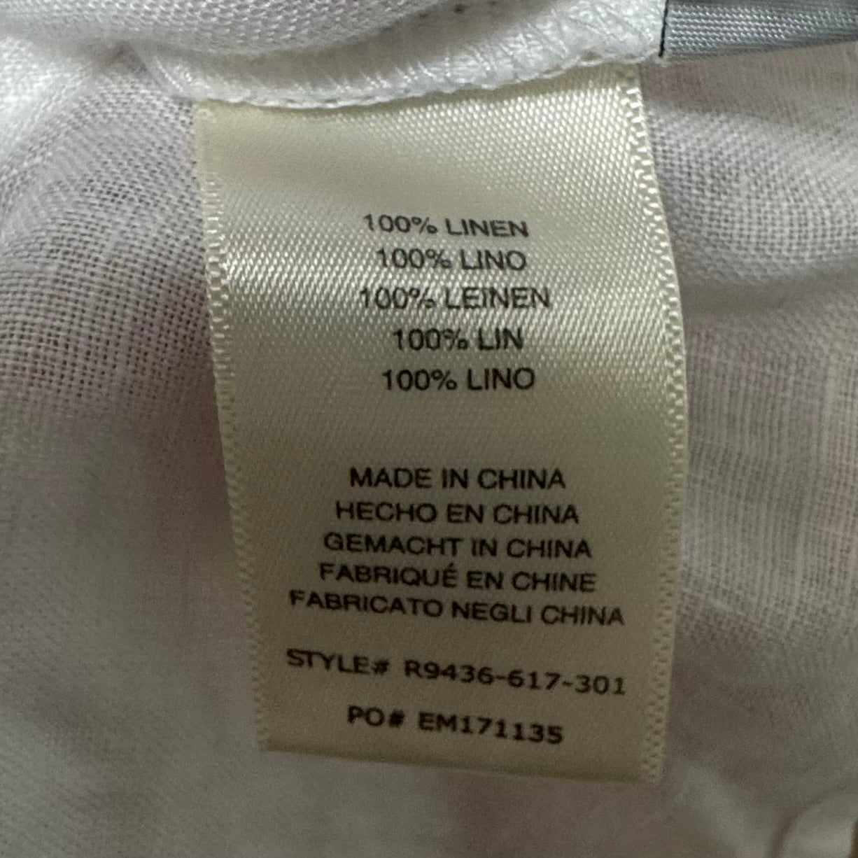 Linen Top Short Sleeve By Cloth & Stone In White, Size: Xs