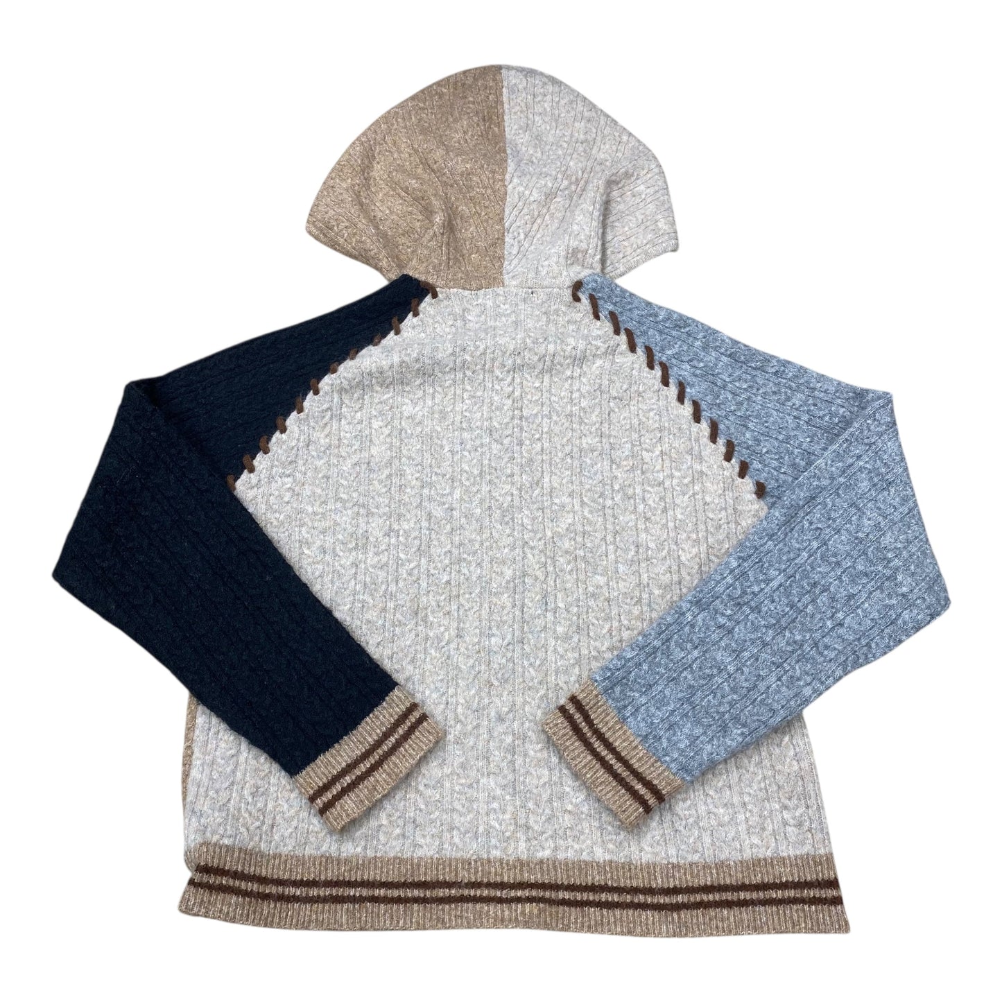 Sweater By Centralparkwest In Brown & Grey, Size:S