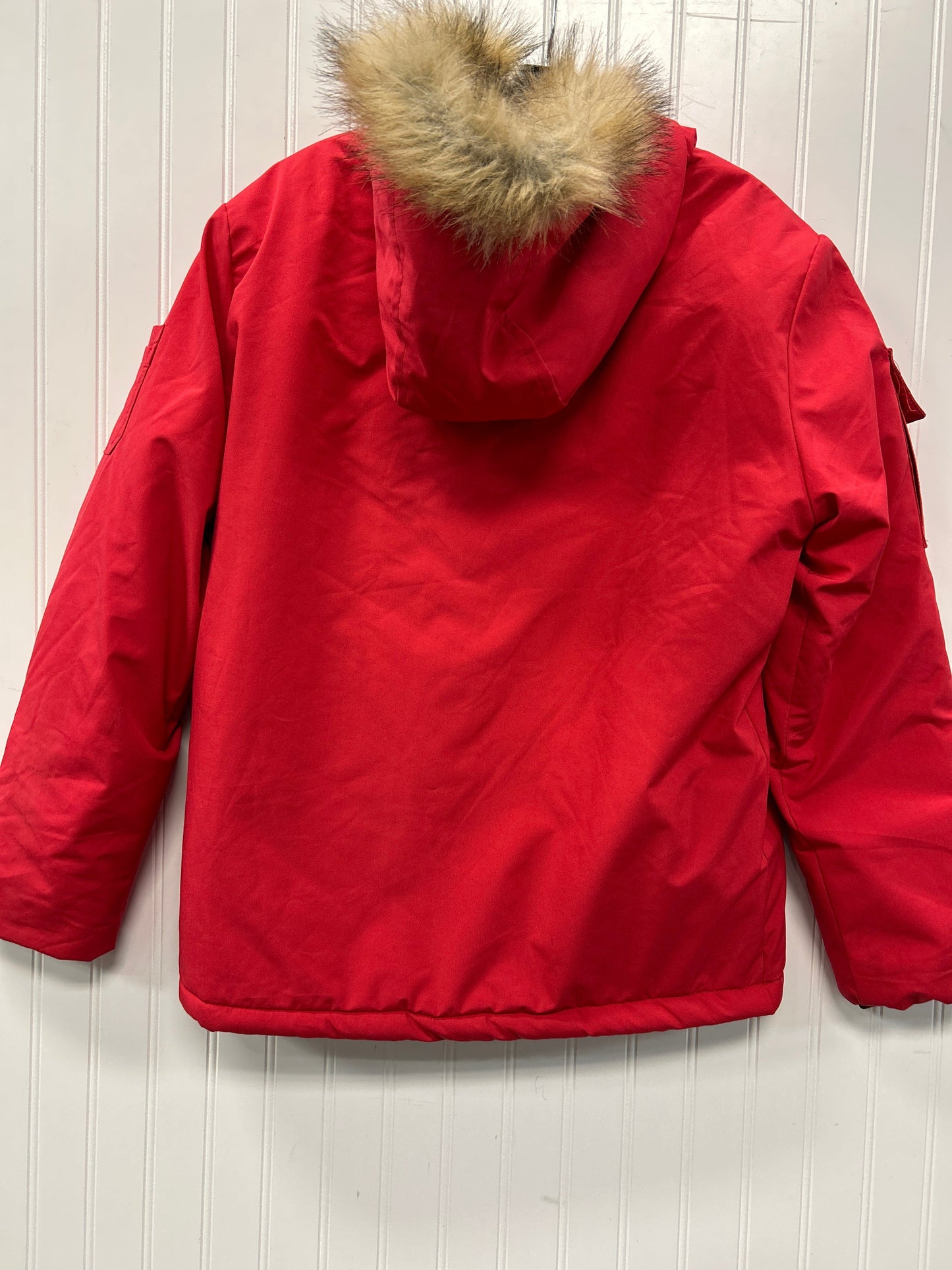 Coat Puffer & Quilted By Cmc In Red, Size:S