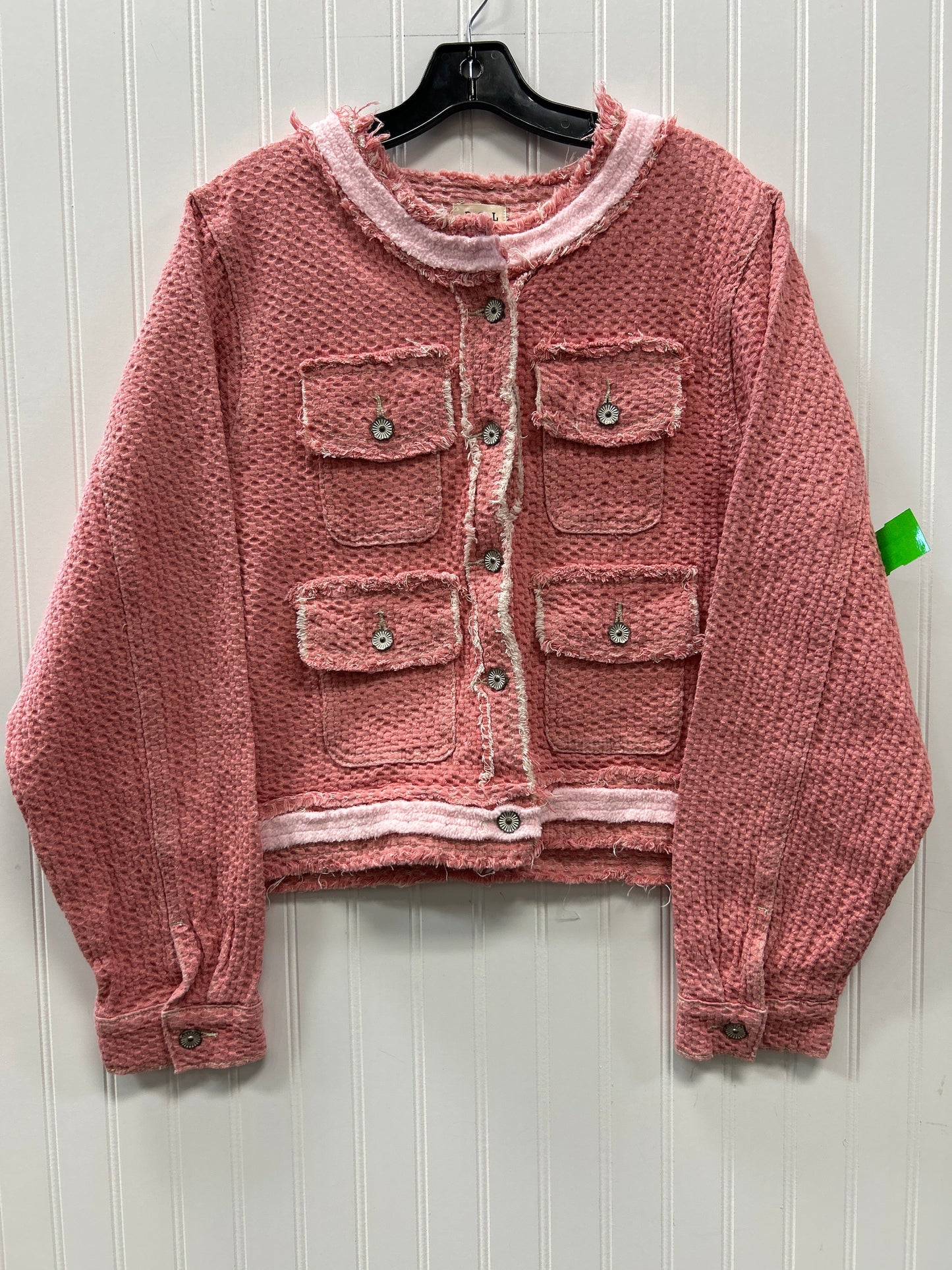 Jacket Other By Pol In Pink, Size:L