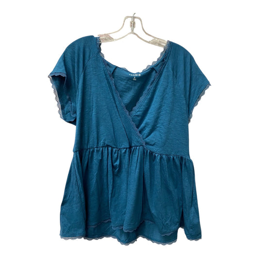 Top Ss By Torrid In Blue, Size:2X