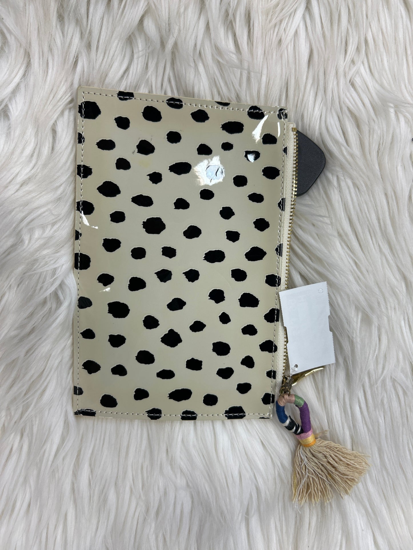 Clutch Designer By Kate Spade In Polkadot Pattern, Size:Small