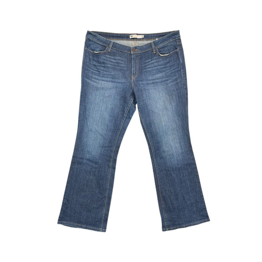 Jeans Boot Cut By Levis In Blue, Size:18