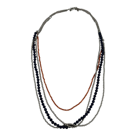 Necklace Layered By    Clothes Mentor In Blue & Orange