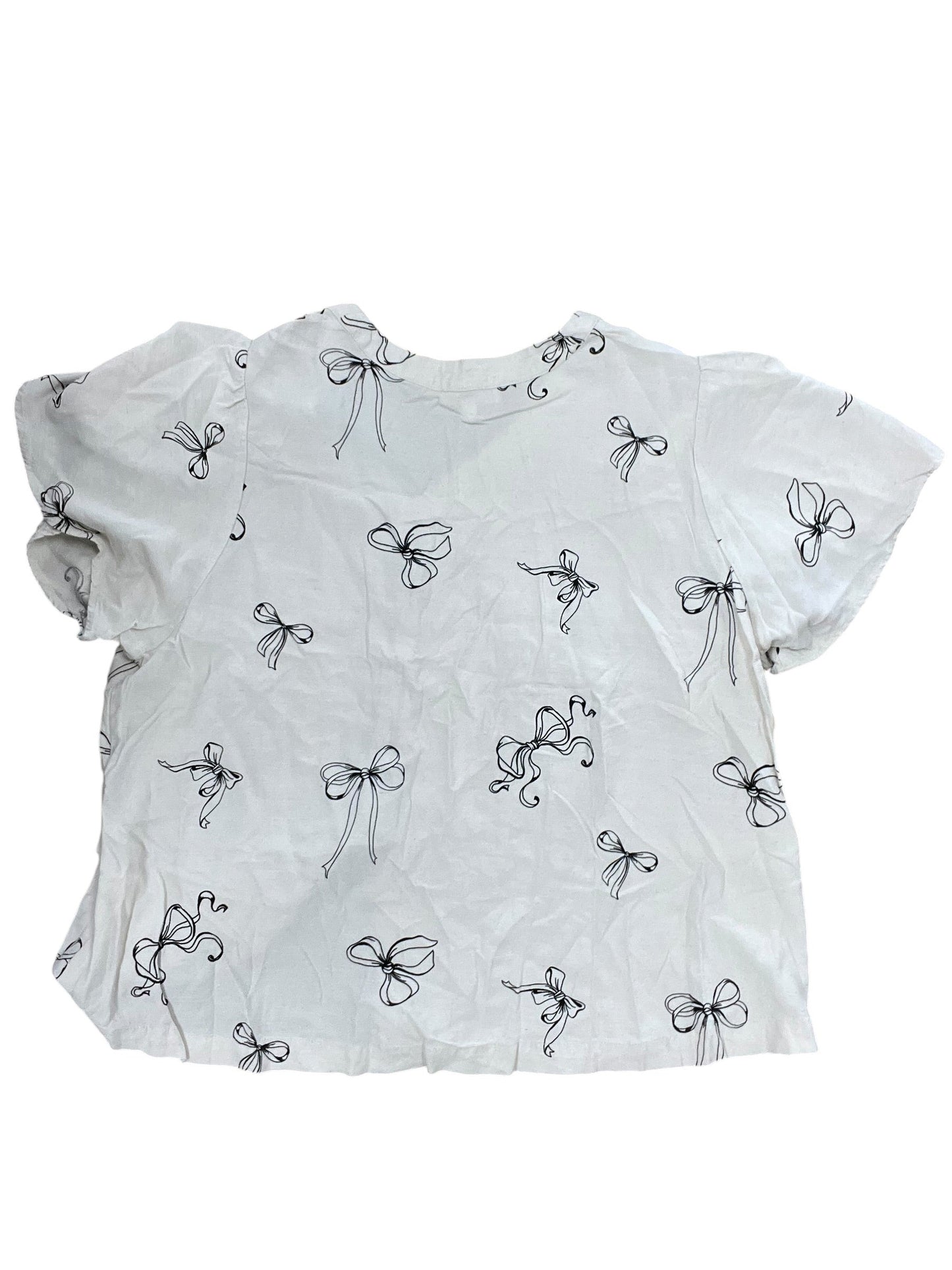 Blouse Ss By Jane And Delancey In Cream, Size:3X