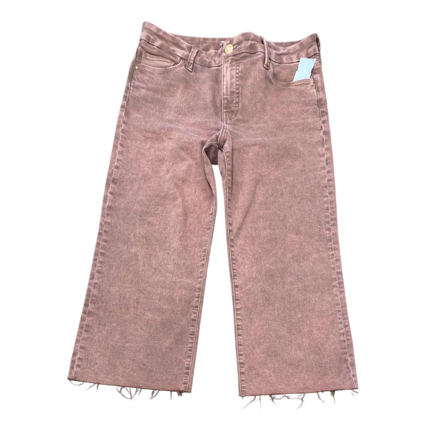 Jeans Wide Leg By Kut In Mauve Denim, Size:6