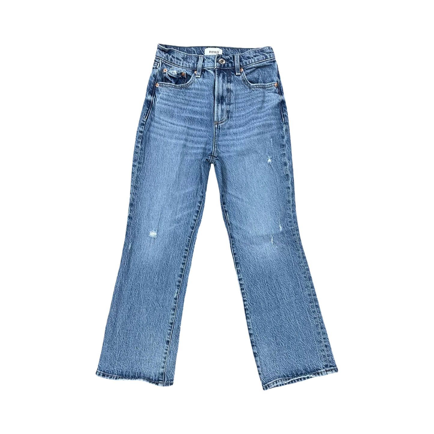 Jeans Boot Cut By Pistola In Blue Denim, Size:2