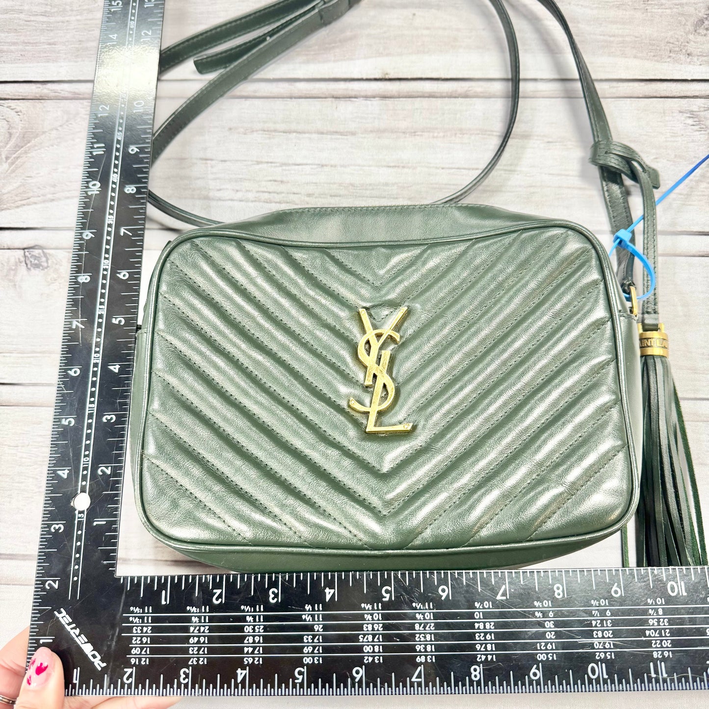 Crossbody Luxury Designer By Yves Saint Laurent  Size: Small