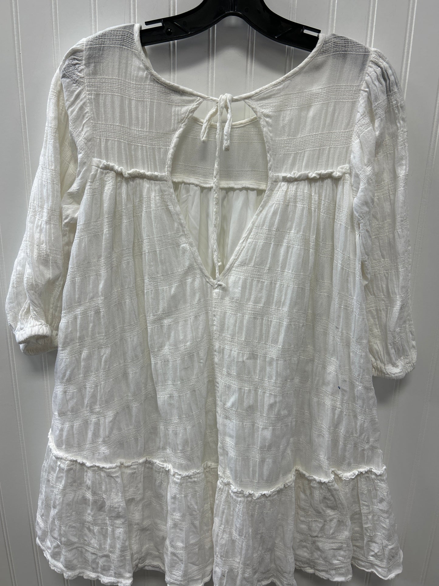 Dress Casual Midi By American Eagle In White, Size:Xs