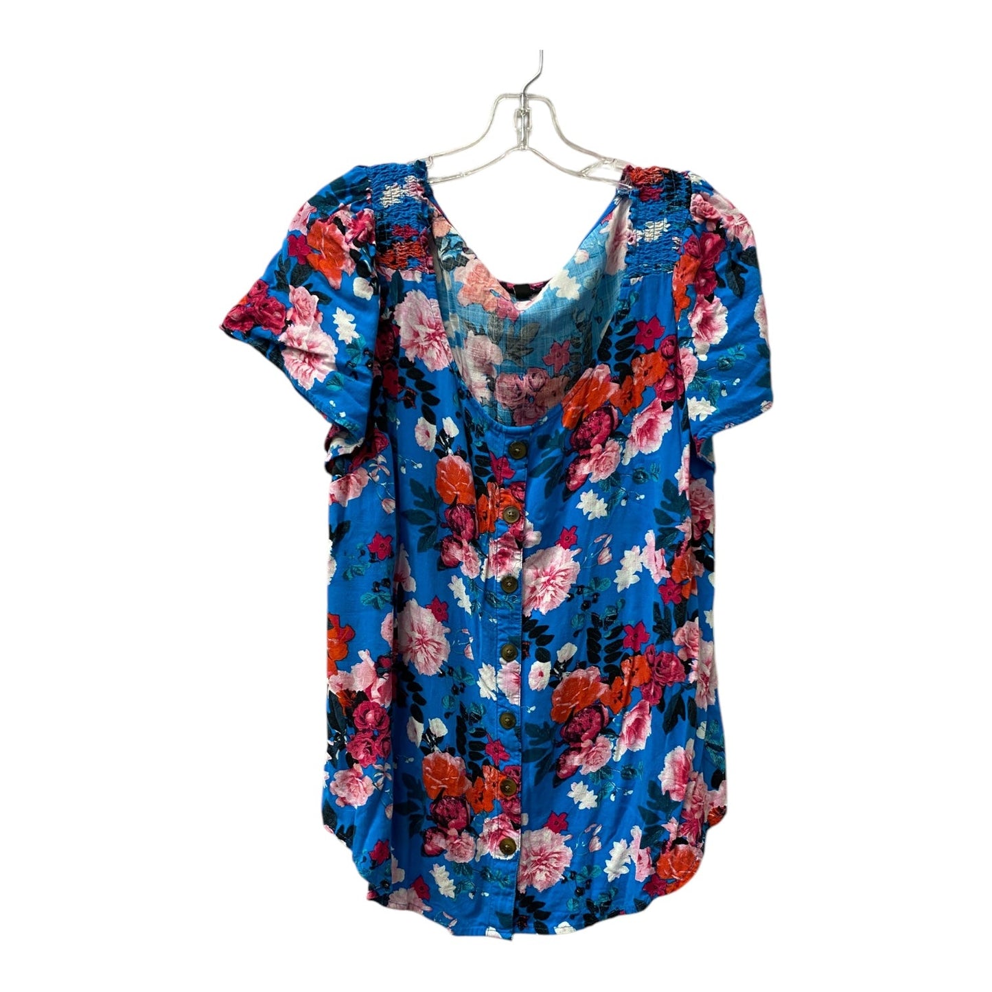 Top Ss By Torrid In Blue, Size:1X