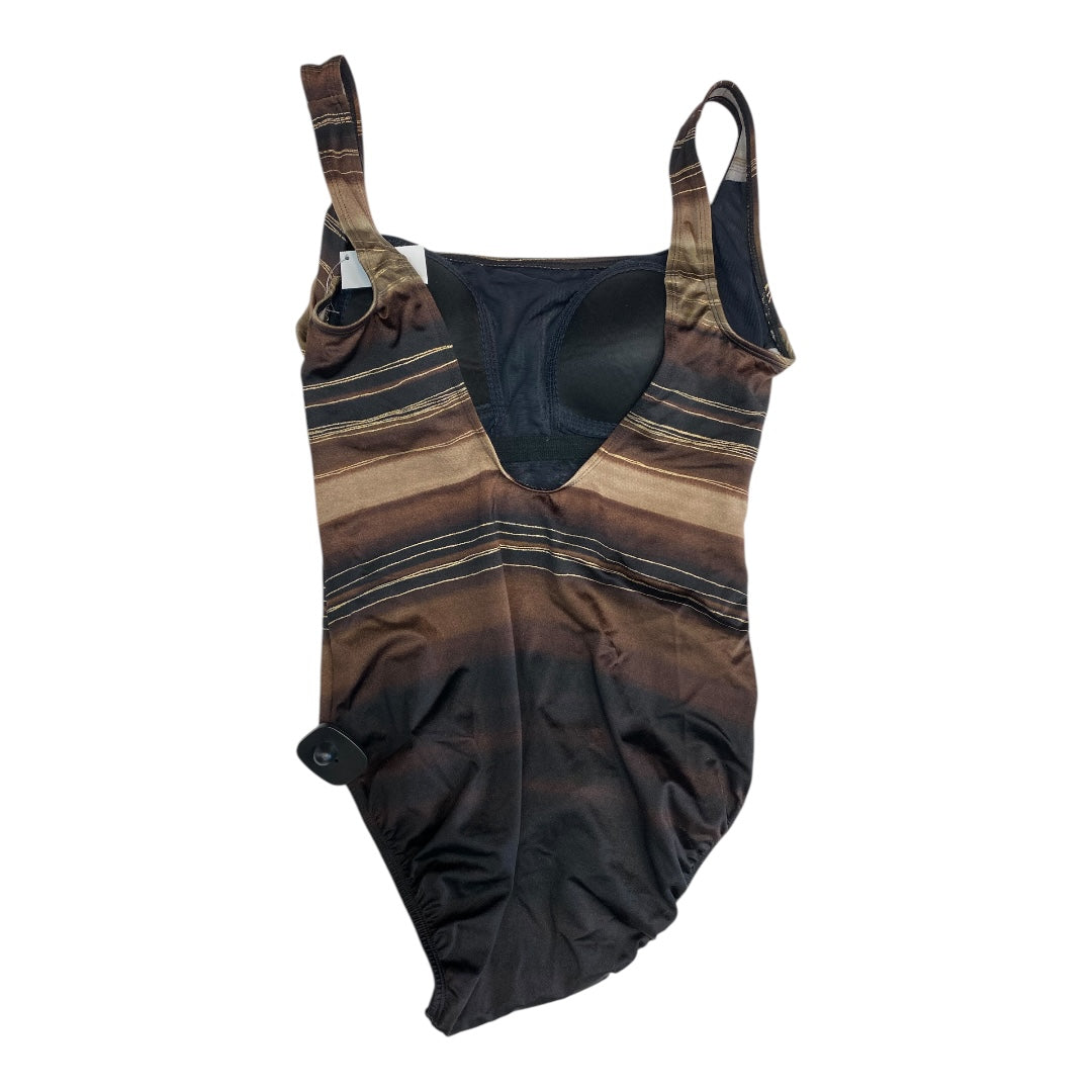 Swimsuit By Croft And Barrow In Brown, Size:14