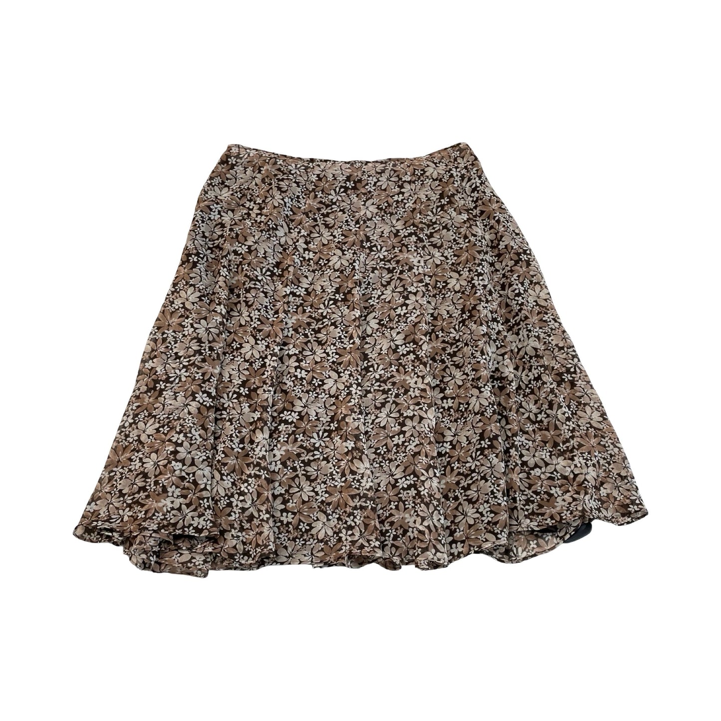 Skirt Midi By Christopher And Banks In Floral Print, Size:12