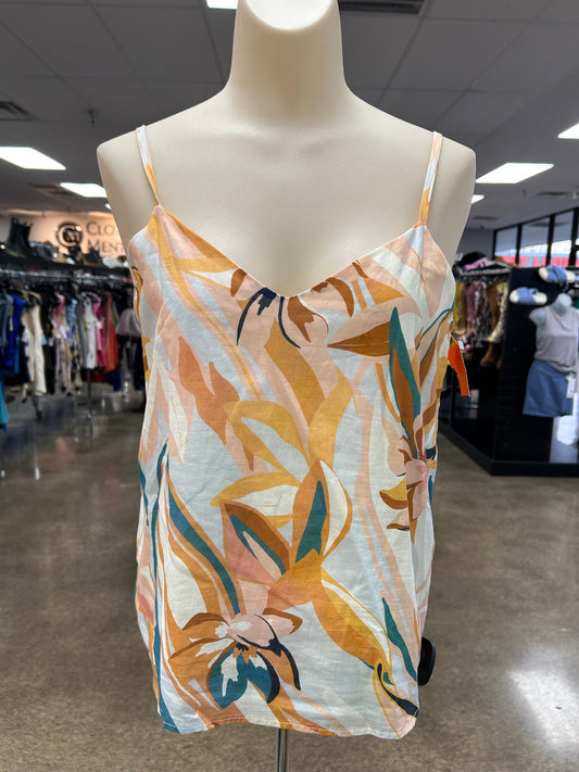 Top Sleeveless By Drew In Floral Print, Size:Xs