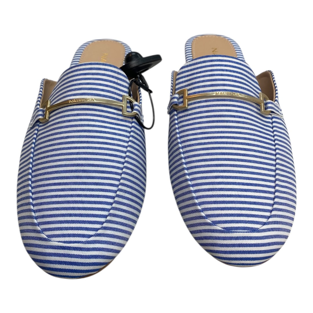 Shoes Flats By Nautica In Blue & White, Size:7.5