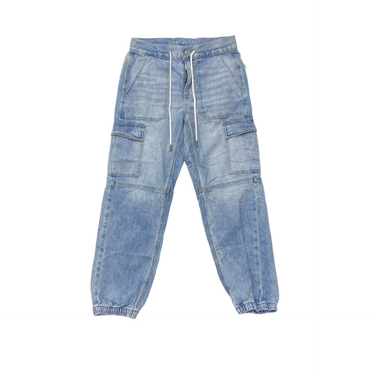 Jeans Straight By American Eagle In Blue Denim, Size:6