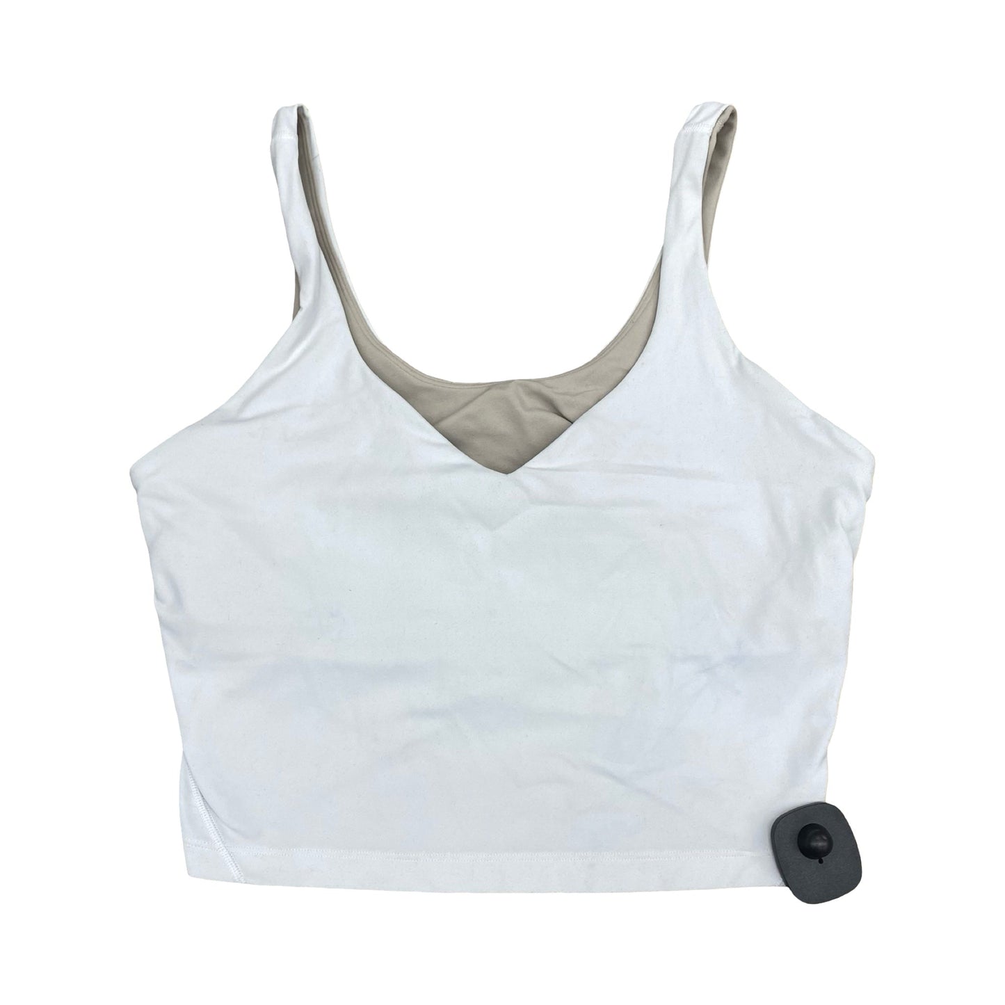 Athletic Bra By Lululemon In Ivory, Size:12