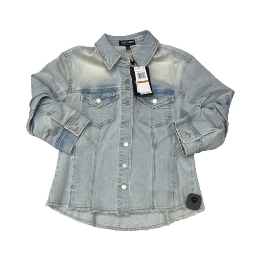 Jacket Denim By macandme In Blue, Size:S