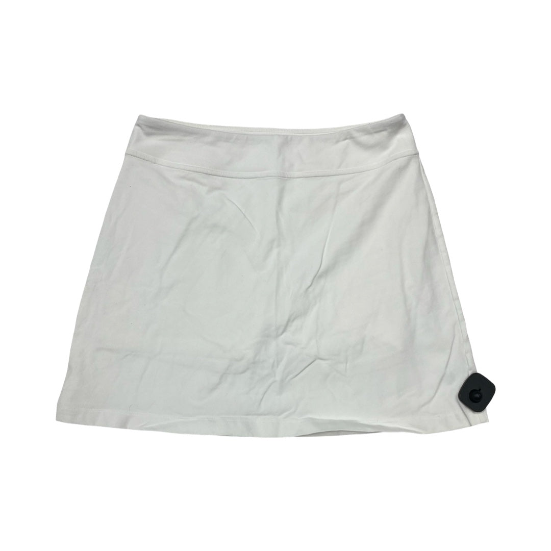 Athletic Skort By Athleta In White, Size:M