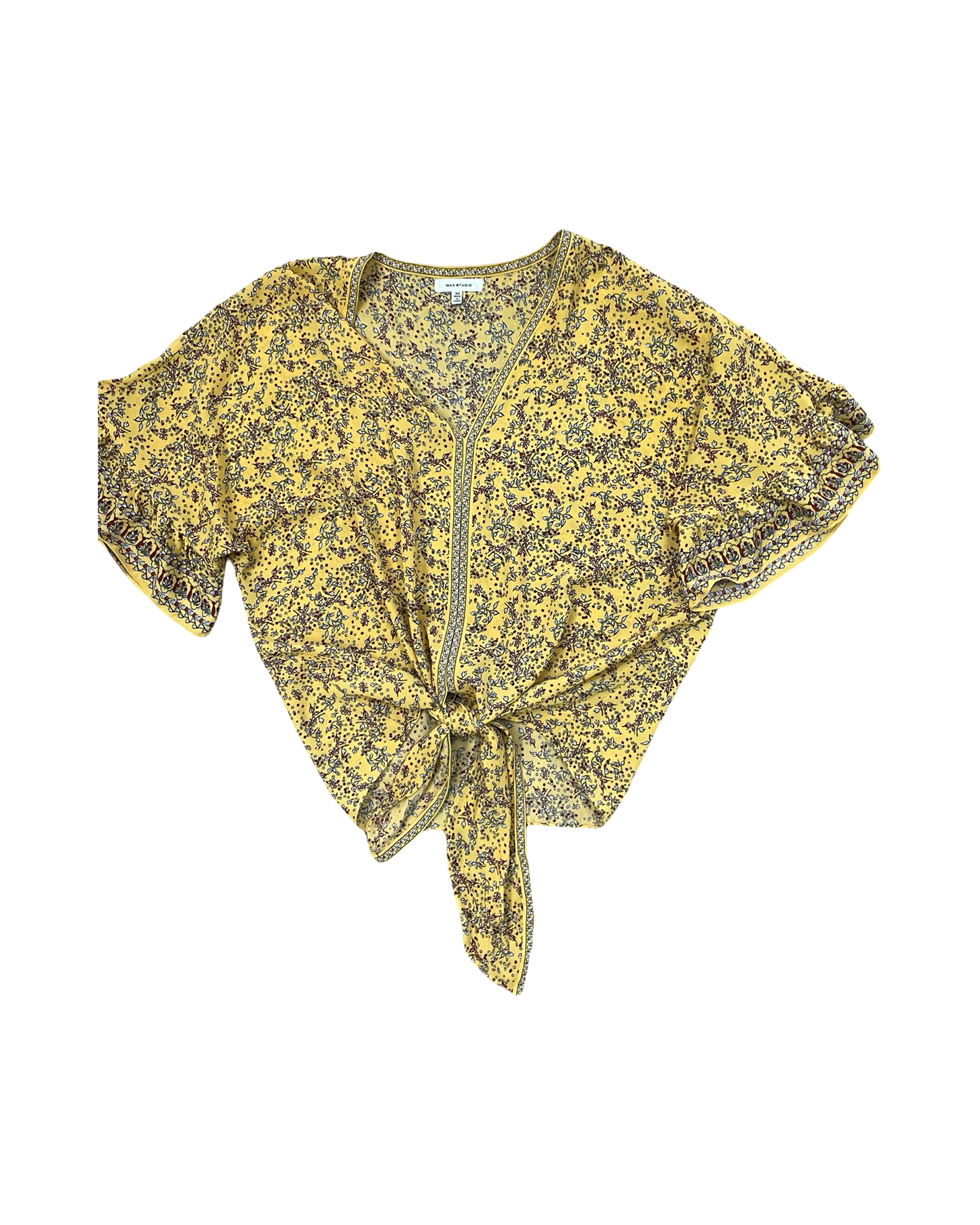 Top Ss By Max Studio In Yellow, Size:M